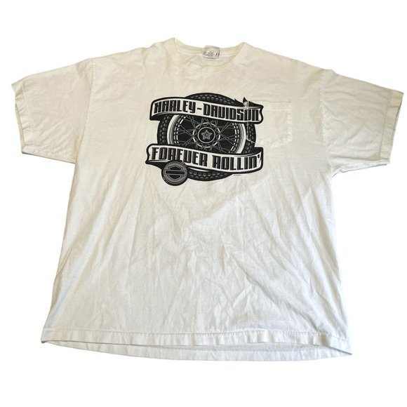 HARLEY-DAVIDSON POCKET TEE SAN ANTONIO ALAMO CITY SIZE 2XL B1 - Picture 2 of 10